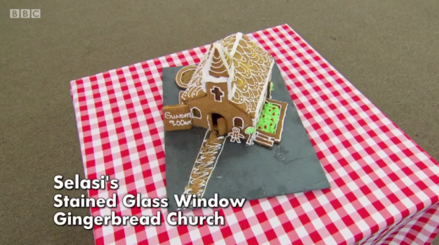 We all wish we could marry him in his gingerbread church showstopper